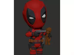 Deadpool vs Groot