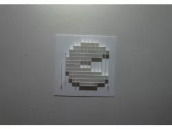 Double pixel-art shadow