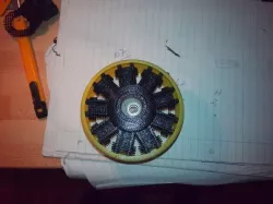 Dummy engine 9 cyl.