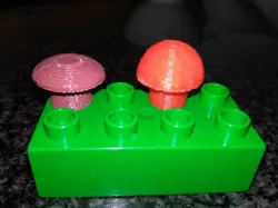 Duplo compatible mushroom