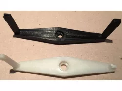 Electrical wall hole cover clip