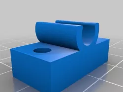 Filament tube clip for Flashforge 3D printers