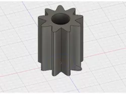 gear for LEGO DUPLO train motor