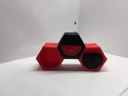 Genie box, stackable, screwable fully modifiable polygon storage box.