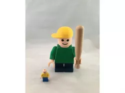 Giant LEGO baseball hat & legs