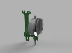 Holder for measuring bed