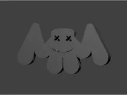 Marshmello Letter Logo