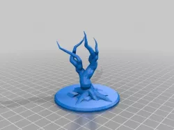 My Customized Miniature Dead Tree - All Random - Hung Over