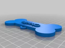 My Customized Pet Dog Tag bone shaped (Lengthened)