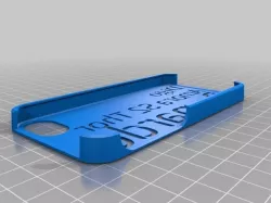 My Customized Stencil Font iPhone Case