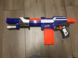 Nerf Alpha Trooper CS-12 flashlight mount