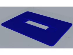 Nikon Microscope Slide 75x25 Stage Mount