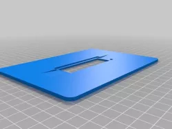 Nikon Microscope Slide 75x25 Stage Mount