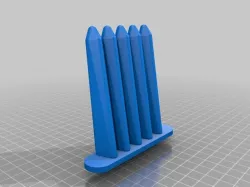 Pegboard Jumper Rack (STL)