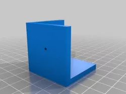 plexi glass case top back corner