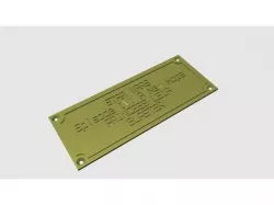 Princess Leia blaster plaque