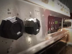 Schwanky Oven Knobs for fancier living