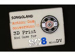 SQ8 3D print Action Cam MOD Case @ songoland