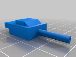 tanki thunder (doesn't have hole on the bottom for putting on a tanki hull)