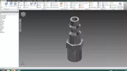 1/4" air compressor nipple