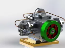 2-cyl diesel engine