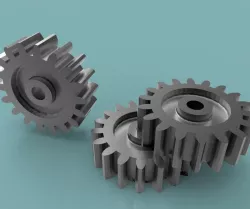 3D gear with autocad 2013 (thesourcecad.com)