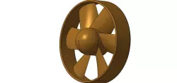 6 blades Fan