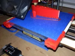 6 x 6 Inch Glass Bed Clips for Printrbot Jr.
