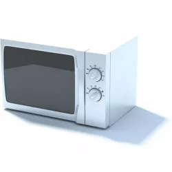 Analog Dial Television 3D model