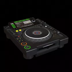 Black Dj System 3D model