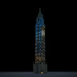 Building  Night Skyscraper 3D model