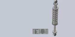 damper for ground clearance adjustment