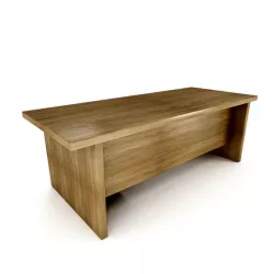 Desk  Solid Wood Office Desk 3D model