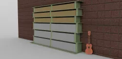 discotheque shelf