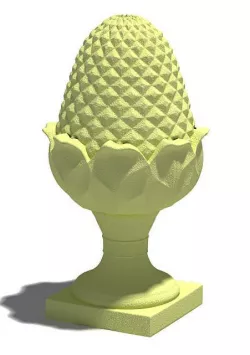 Egg Shaped Sculpture 3D model