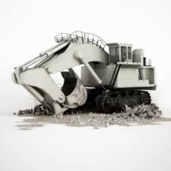 Excavator 3D model