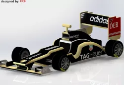 F1 (BLACK AND GOLD)