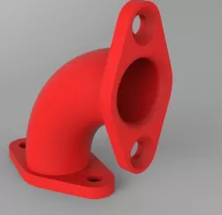 Flanged 90 Elbow