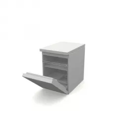 Gray Dish Washing Machine 3D model