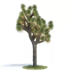 Green Exotic Tree 3D model