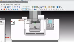 HAAS 5axis, SOLIDWORKS-SOLIDCAM + POSTPROCESSOR