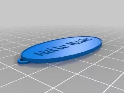 Hello Nokia keychain
