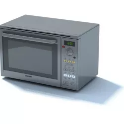 High Tech Microwave 3D model