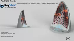 IR alarm clock