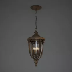 Light Fixture Bronze Intricate Details 3D model