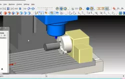 Mazak VTC300C Mazatrol 640M 4axis Solidcam-SolidWorks