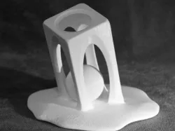 Melting Ball in Cage