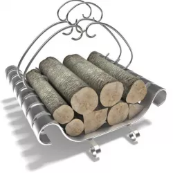 Metal Fireplace Log Holder 3D model