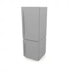 Metal Fridge Freezer 3D model