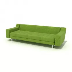 Modern Green Couch 3D model
